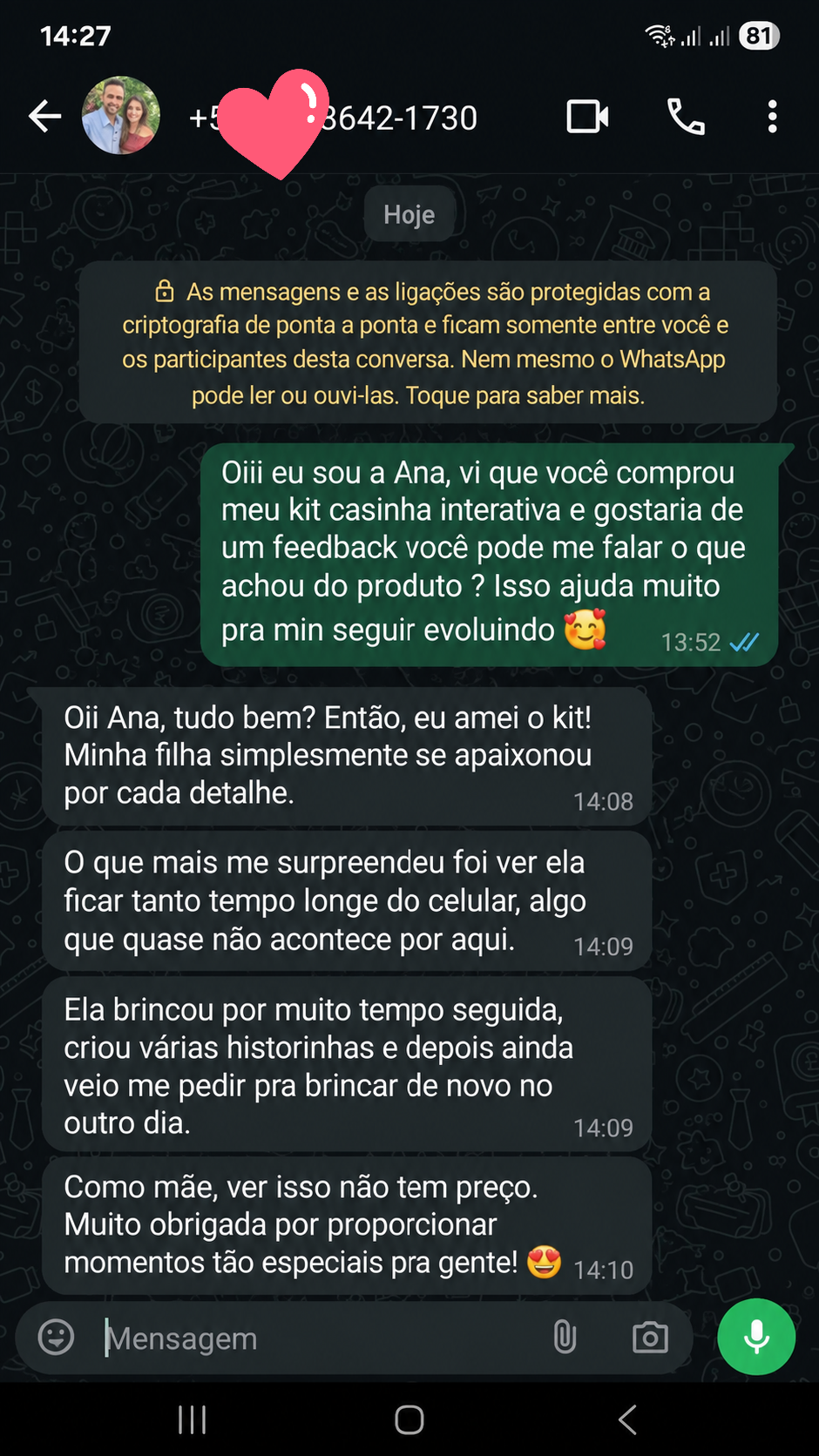 Depoimento de Juliana