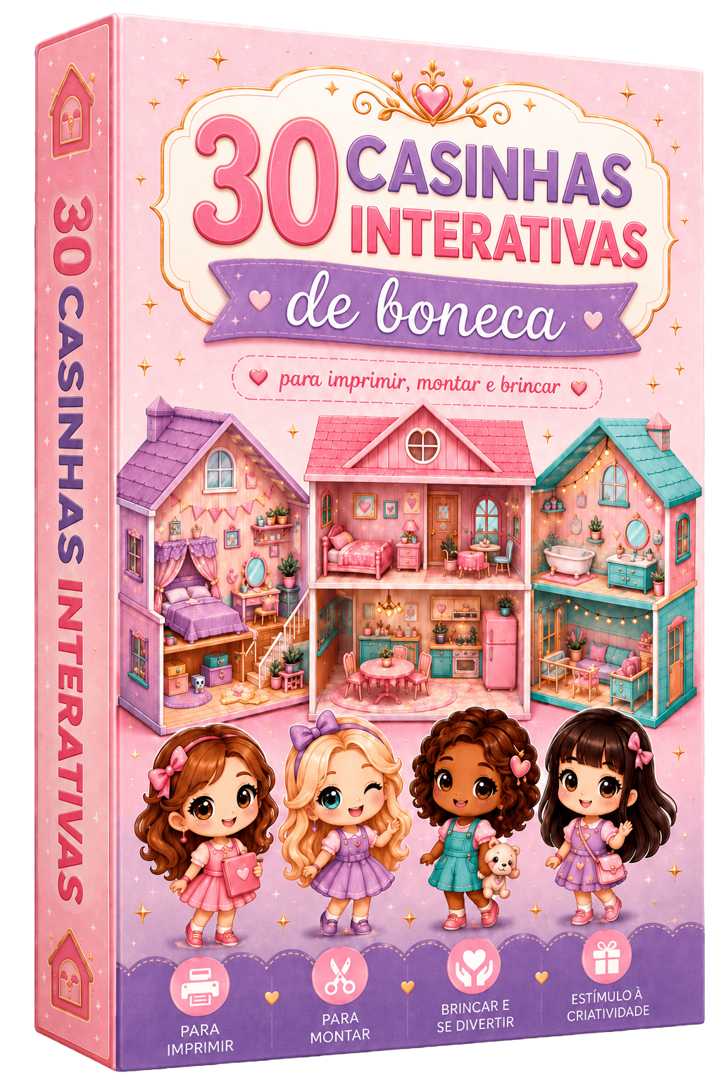 Kit Casinhas Interativas — caixa do produto premium